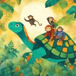 Kisah Kura-kura dan Monyet yang Nakal